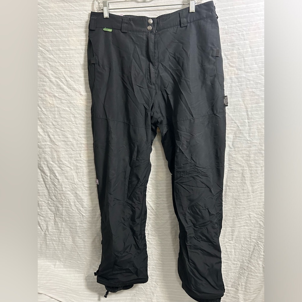 Columbia Convert Women’s Black Base TRX Nylon Ski Snow Boarding Pants Size L B40